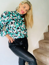 Load image into Gallery viewer, Fifi faux leather track bottoms 🖤