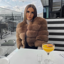 Load image into Gallery viewer, Nelly Fox Fur Coats (Pre Order)
