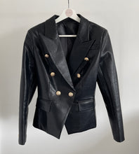 Load image into Gallery viewer, Gee&#39;s Faux Leather Blazer (Pre Order)
