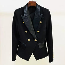 Load image into Gallery viewer, Gee&#39;s Leather Collared Blazer (Pre Order)
